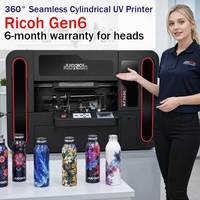 Impresora Rotativa UV Digital de Alta Precisión Jucolor Profesional OEM ODM 360 sin Costuras con Gen6 para Tubos Cosméticos de Lujo