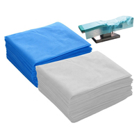 Draps de lit médicaux jetables imperméables en tissu non tissé SMS, housses de lit ajustées pour clinique, spa et usage domestique