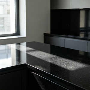 Premium Modern Polished Natural <b>Stone</b> Zimbabwe Black Granite Slab Cut-To-Size Eco-Friendly Lightweight Outdoor Staircase Dining - Product Image 5