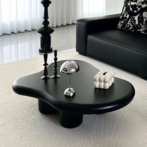 Muebles de Sala de Estar de Diseño Italiano Nuevo y Sencillo, Mesa de Centro de Mármol de Lujo, Mesa Auxiliar - Product Image 3