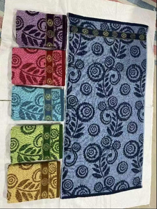 Asciugamano all'ingrosso di cotone poliestere cotone poliestere misto spugna asciugamano a buon mercato - Product Image 3