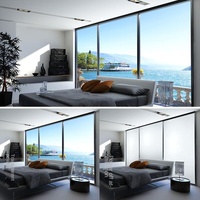 Ever bright 110V Smart Glasfenster PDLC Film Elektrisch schaltbare Privatsphäre Magic Glass für Badezimmer Gym Wohnzimmer Dekoration