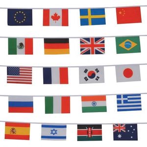 High Quality Hanging Banner <b>Bunting</b> Flags <b>Festival</b> Decoration Halloween Christmas Customization Celebrations String Flag - Product Image 1