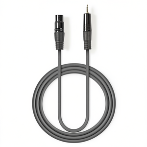 Cable de audio XLR hembra a XLR macho de 3 pines y 3.5mm, 1m - Product Image 3