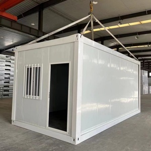 Cheap Price 20ft Foldable Container House Quick Assembly Prefabricated Portable Home for Worker Housing Factory - Product Image 1