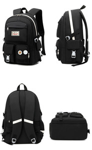 Mochila Estilo Coreano de Gran Capacidad, Impermeable y Ergonómica para Estudiantes, Mochila con Logotipo Personalizado al por Mayor - Product Image 2