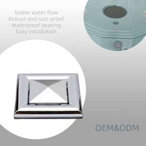 Cubierta <span class=keywords><strong>de</strong></span> Ventilador Cuadrada <span class=keywords><strong>de</strong></span> Plástico Ecológica Moderna, Accesorio <span class=keywords><strong>de</strong></span> Ventilación con Protección Contra la Oxidación para Cuarto <span class=keywords><strong>de</strong></span> Ducha y Ventilación <span class=keywords><strong>de</strong></span> Hoteles - Product Image 1