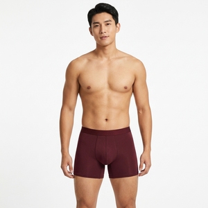 Boxer da <span class=keywords><strong>Uomo</strong></span> in Fibra di Bambù Senza Cuciture con Logo/Design Personalizzato OEM/ODM Personalizzabile - Product Image 6