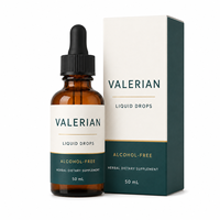 Gouttes de racine de valériane haute puissance 50 ml saveur vanille avec L-théanine et mélisse pour un soutien bien-être apaisant en fin de soirée – Vente en gros