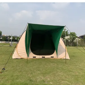 Alta qualidade portátil dobrável pop up deserto tenda ao ar livre camping tendas