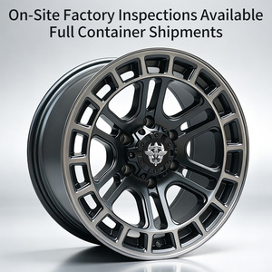 Ruedas FLowtone 4x4 Todoterreno, Llanta Fundida 17x9j Et0 10 Pcd 6x139.7 6x114.3 <span class=keywords><strong>Cb</strong></span> 66.1, Ruedas Negras con Acabado Mecanizado - Product Image 3