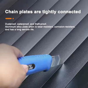 Couverture de benne rigide pliable en trois parties en alliage d'aluminium avec verrouillage manuel pour GMC Sierra/Chevy Silverado 1500 NP300 2018-2024 - Product Image 5