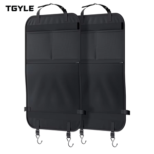 Organizador Multifuncional de Alta Calidad para Asiento Trasero de Auto, 65*45CM, Poliéster Oxford, Bolsillo Colgante con Cubierta Antisuciedad - Product Image 1