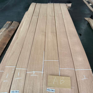 Chapa <span class=keywords><strong>de</strong></span> <span class=keywords><strong>Madera</strong></span> <span class=keywords><strong>de</strong></span> Roble Natural al por Mayor, 0.4mm, Grano Cuarto, Ecológica, para Muebles <span class=keywords><strong>de</strong></span> Exterior - Product Image 4