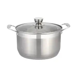High Quality Ready To Shipped 1pcs Casserole Cookware Pot Stainless Steel Hotpots For Kitchen Use