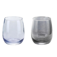 Verres à boire style Murano pour un design de globe rond