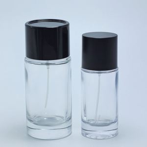 Nouvelle conception de flacon de parfum à bouchon à pression de 30 ml, 50 ml, 100 ml, flacon rond en verre avec bouchon noir, pulvérisateur à pompe, impression à l'écran - Product Image 5