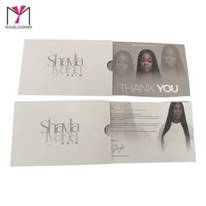 ชุดการ์ดซองจดหมายแบบมันเงา MUYANG ทุกสี พร้อมการ์ดขอบคุณ พร้อมเคล็ดลับดูแลเส้นผมสำหรับวิกผม ป้ายเสื้อผ้า - Product Image 2