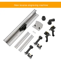 Soporte Trasero para Máquinas de Grabado, Fresadoras Eléctricas y Recortadoras de Bordes, Banco de Trabajo para Máquina de Grabado Invertida para Trabajos de Carpintería y Bricolaje