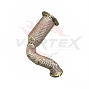Tubería de Escape Térmicamente Aislada Vortex para Porsche Cayenne E3 9YA 3.0T 2018-2024 con Envoltura Térmica de Acero Inoxidable y Brida de Acero Billet - Product Image 2