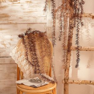 CallaFloral ดอกไม้ประดิษฐ์สีเบจกาแฟ พลาสติกตกแต่งงานแต่งงาน สไตล์ INS งานฝีมือ 60 ซม. - Product Image 2