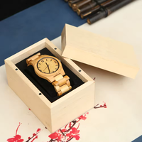 Boîte à montre en bois pour homme, fabriquée à la main, de haute qualité, prix d'usine, logo personnalisé, emballage de montre, coffret cadeau en bois avec couvercle magnétique