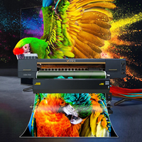 Imprimante numérique grand format à effet vernis, givré et doré, 1,7 m, petite imprimante UV I3200 pour vinyle et papier peint, à solvant écologique