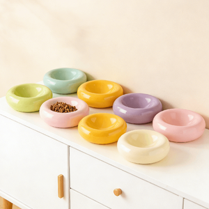 Tazón de Comida para Gatos de Cerámica Sólida de Alta Capacidad, Ecológico, Duradero y Fácil de Limpiar - Product Image 1
