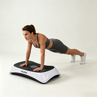 Plataforma vibratoria de fitness para quemar grasa, equipo de ejercicio, tabla vibratoria de fitness, venta directa de fábrica PAOBA
