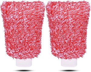 NOVISON Custom Super Soft Long High Pile <b>Car</b> Wash Mitt Gloves Microfiber Detailing Window & Wheel Cleaning - Product Image 1