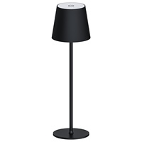 Lampe de table LED 3 CCT à pied haut, design moderne et minimaliste, télécommande, rechargeable, interrupteur tactile pour restaurant, hôtel, usage domestique