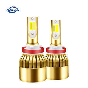 Haizg Auto Accessoires Dubbele Kleur C6 Led Koplampen H1 H3 H7 H11 9005 880 9004 9007 Led Light 3000K + 6000K Led H4 Koplamp - Product Image 1