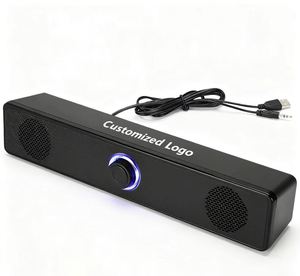 X919 2025 Professional Portable Usb Card Wireless Audio Bt Speaker <b>Led</b> <b>Light</b> Sound <b>Bar</b> for Computer Desktop With High Quality Au - Product Image 1