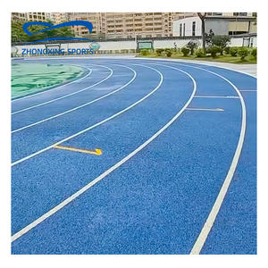 Sân chơi thể thao cao su sàn EPDM cao su hạt phun hệ thống áo thoáng khí chạy theo dõi tartan PU theo dõi thể thao theo dõi - Product Image 1