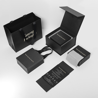 Boîte à bijoux magnétique personnalisée avec logo pour bagues, boucles d'oreilles et pendentifs – Boîte à bijoux intégrée pour fiançailles – Fournisseur en gros