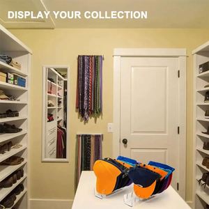 Expositor de Gorras de Béisbol Transparente y Negro de 7 Orificios, Soporte de Acrílico Resistente para Decorar el Hogar y Tiendas - Product Image 6