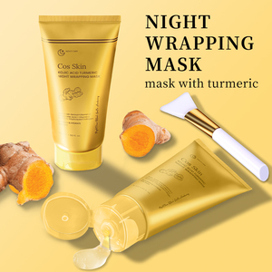 Mascarilla <span class=keywords><strong>Facial</strong></span> Exfoliante de Cúrcuma y Ácido Kójico, Reafirmante, Antienvejecimiento, Blanqueadora, Nutritiva, Suavizante y Reafirmante <span class=keywords><strong>para</strong></span> Todo Tipo de Piel - Product Image 1