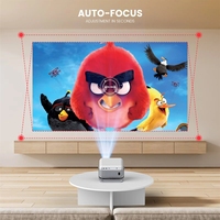 Projecteur Netflix Officiel F10 1080p Home Cinéma 300 ANSI Wi-Fi 6 2K Android 13 LED 1 Go de RAM 8 Go de Stockage Garantie 1 An