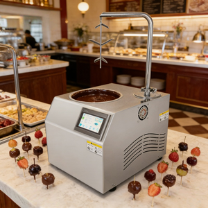 Machine à tempérer le <span class=keywords><strong>chocolat</strong></span> <span class=keywords><strong>en</strong></span> acier inoxydable, distributeur de <span class=keywords><strong>chocolat</strong></span> de qualité commerciale pour <span class=keywords><strong>atelier</strong></span> de confiserie - Product Image 1