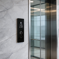 Panneau de commande d'ascenseur avec bouton tactile, panneau COP LOP d'ascenseur, affichage LED