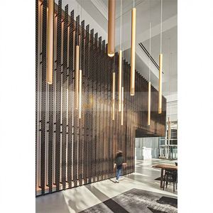 ANN2517 Cloison de séparation multifonctionnelle en acier inoxydable revêtu de qualité architecturale moderne, durable, au design artistique, personnalisable - Product Image 1