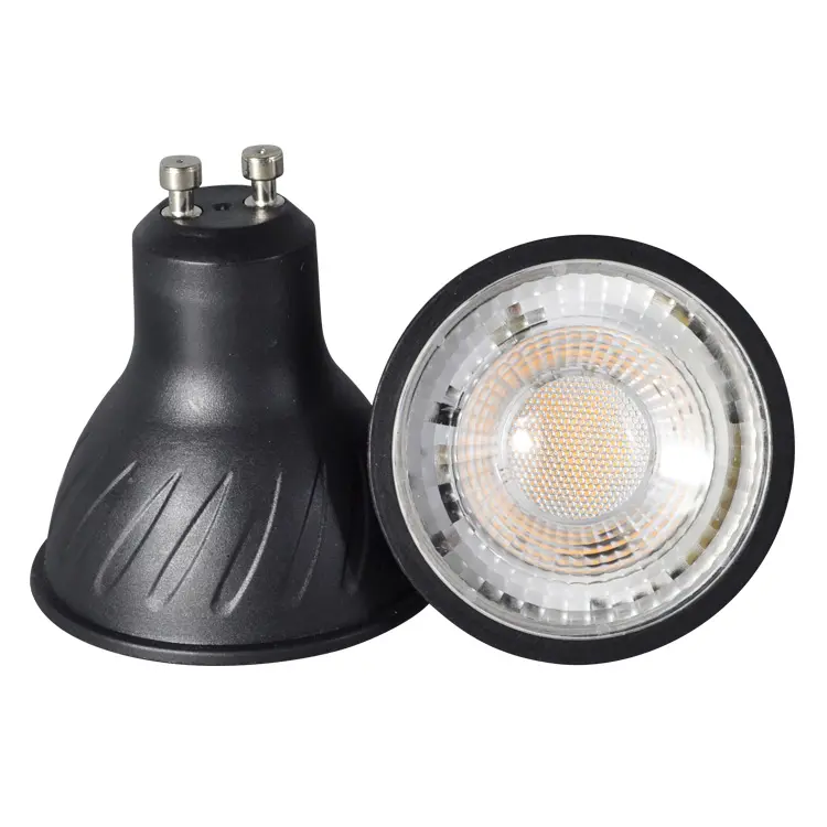 38 Degree GU10 MR16 Spotlight LED bulb Bi Pin Flood Light Bulbs Black Finish high-end Reflector