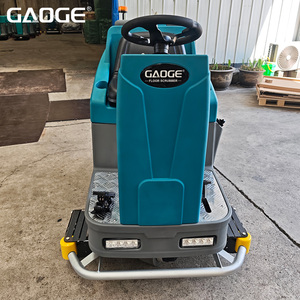 เครื่องขัดพื้นแบบนั่งขับ GAOGE X86 ใช้พลังงานแบตเตอรี่ สำหรับทำความสะอาดพื้นอุตสาหกรรม พร้อมที่ปาดน้ำขนาด 1080 มม. เหมาะสำหรับลานจอดรถ - Product Image 2