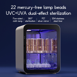 โคมไฟยูวีและเครื่องฆ่าเชื้อด้วยความร้อนแบบแห้ง22L สำหรับเด็กทารกเครื่องฆ่าเชื้อ <span class=keywords><strong>UV</strong></span> สำหรับ<span class=keywords><strong>ขวด</strong></span><span class=keywords><strong>นม</strong></span>และเสื้อผ้าดีไซน์ใหม่สำหรับเด็กทารก - Product Image 3