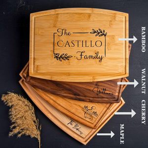 Tabla de Charcutería Personalizada, Ecológica y Duradera, de Madera de Nogal Negro, para Cortar y Picar, Regalo de Boda, para Barbacoa - Product Image 2
