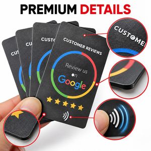 Etiqueta NFC Acrílica Personalizada para Mesa, Duradera e Imprimible, para Reseñas de Google, Pedidos en Restaurantes y Uso Comercial - Product Image 1
