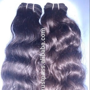Extension naturelle de cheveux crus remy, cheveux remy indiens de temple pur, meilleurs cheveux indiens vierges indiani en gros - Product Image 1