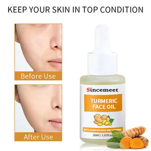 Profesyonel cilt bakımı üreticisi zerdeçal yağ kontrolü yüz beyazlatma yüz Serum C vitamini parlatıcı tamir yüz yağı - Product Image 4