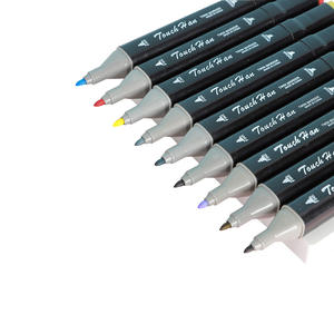 Marqueurs d'art à double pointe, 24/36/48/60/80/168/204/262 couleurs, marqueurs permanents à l'alcool, ensemble avec pointe ronde et pointe biseautée - Product Image 6