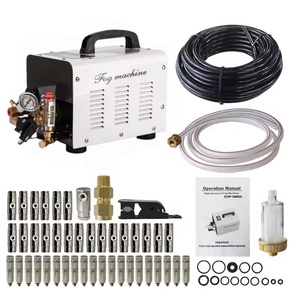 Bomba de Nebulización Eléctrica de Metal de <span class=keywords><strong>Alta</strong></span> Presión de 1L/Min y 860PSI, Máquina de Niebla para Exteriores, Patio, Jardín, Refrigeración por Nebulización - Product Image 1